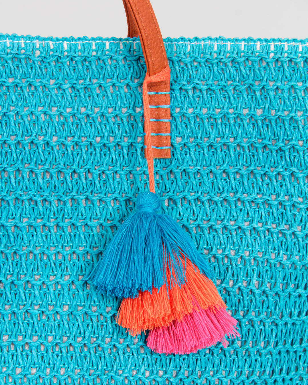 Bolsa-De-Praia-Feminina-Tote-Bag-Palha-De-Papel-Com-Franja-Tassel-Azul