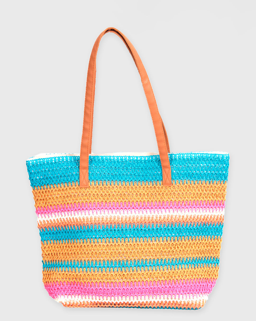 Bolsa-De-Praia-Feminina-Tote-Bag-Palha-De-Papel-Cores-Sortidas