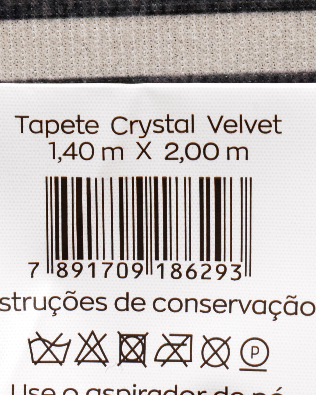Tapete-Crystal-Velvet-B-140x200---Cinza-Outros