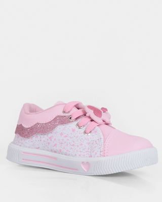 Tenis-Bebe-Com-Recorte-Glitter-Elefante-Rosa-Claro