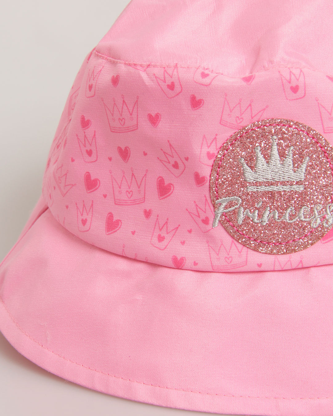 Chapeu-Infantil-Bucket-Hat-Estampado-Com-Aplicacao-De-Glitter-Rosa