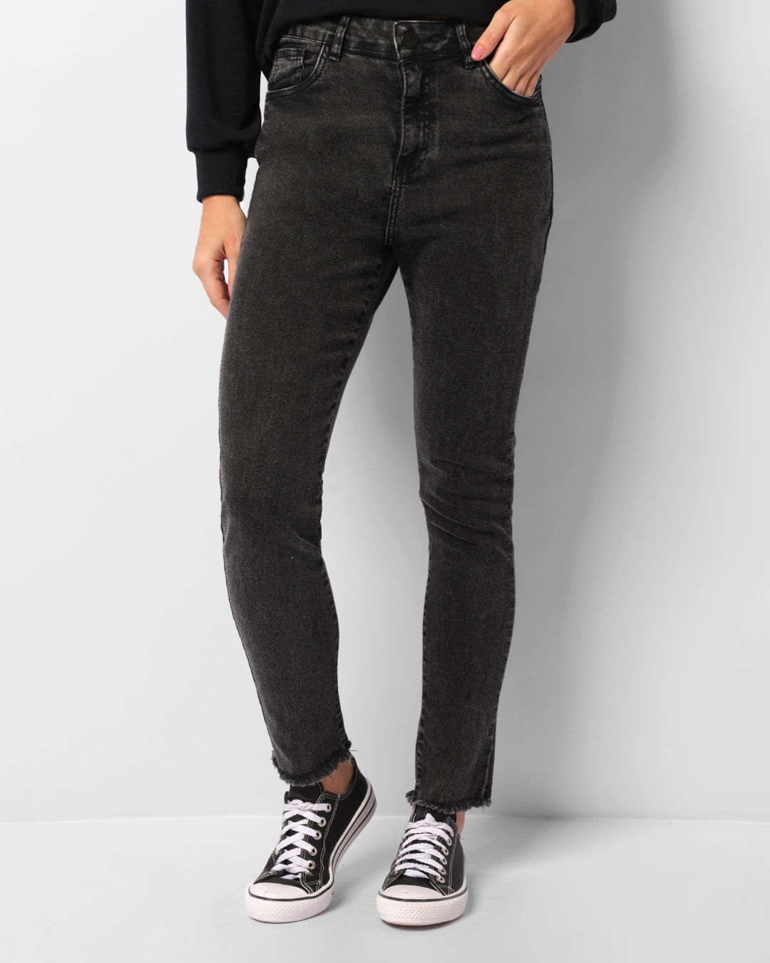 Calca-6711961--Blk-Jns-Brilho-Lateral---Black-Jeans-Escuro