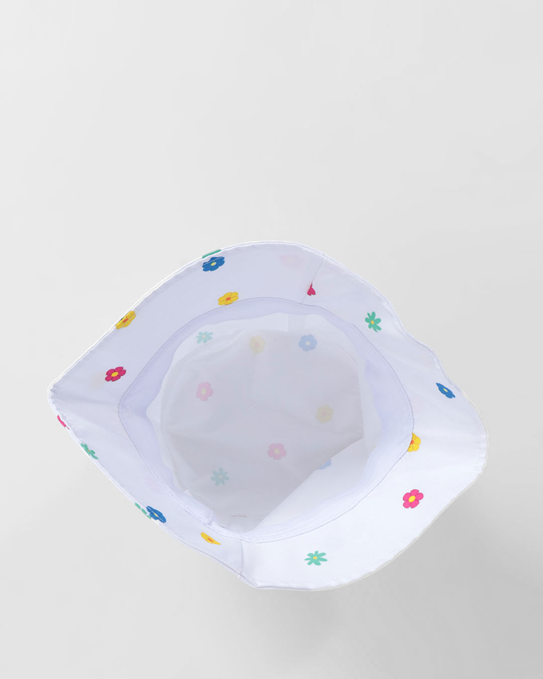 Chapeu-Infantil-Bucket-Hat-Estampado-Floral-Branco