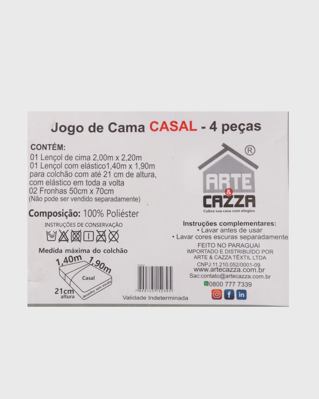 Jogo-Ac2003-Microfibra-Casal-4pcs---Bege-Floral
