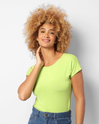 Blusa-Morcego-Manga-Curta---Verde-Medio