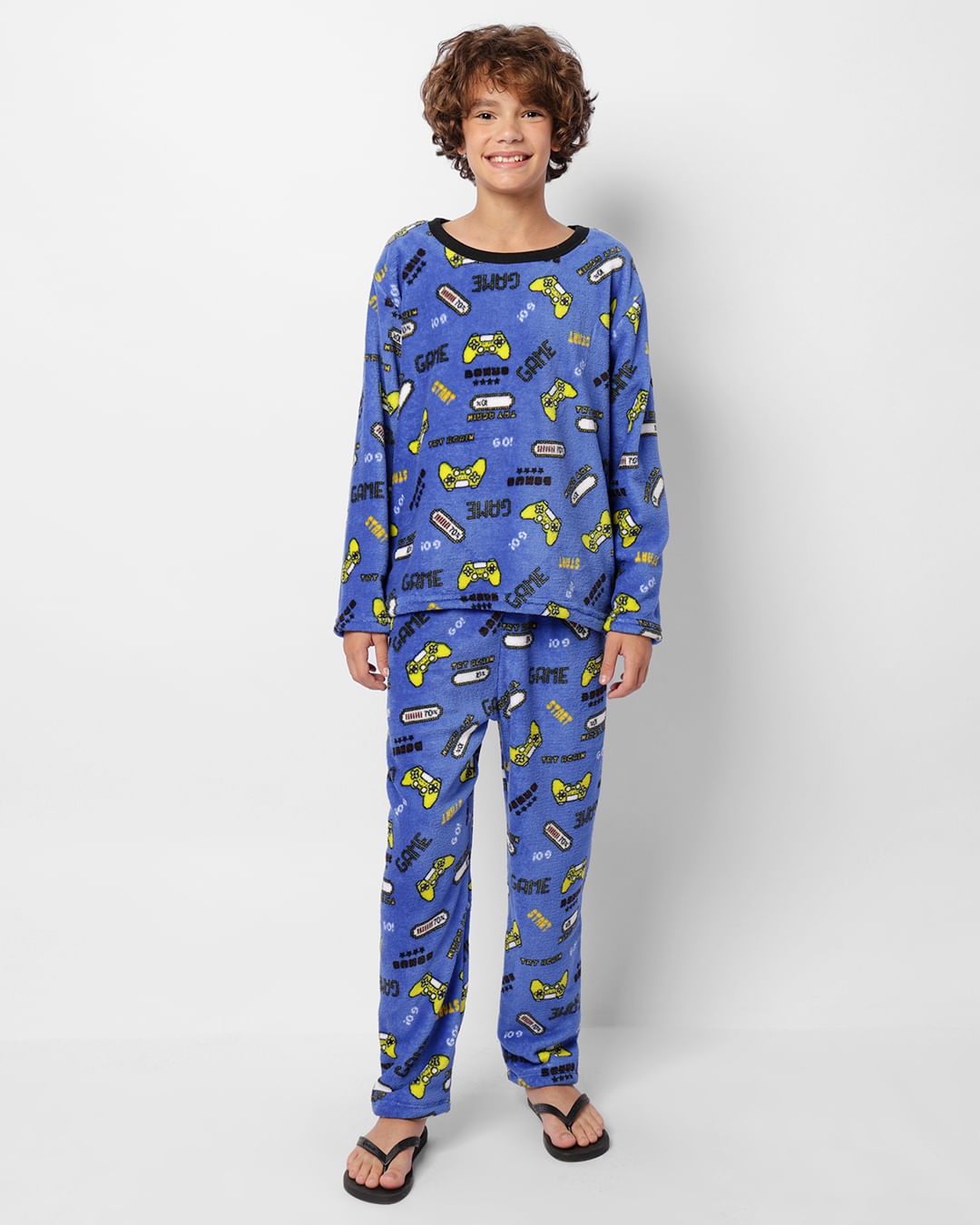 Pijama-Fleece-Juvo-1216-Game-67694---Azul-Medio