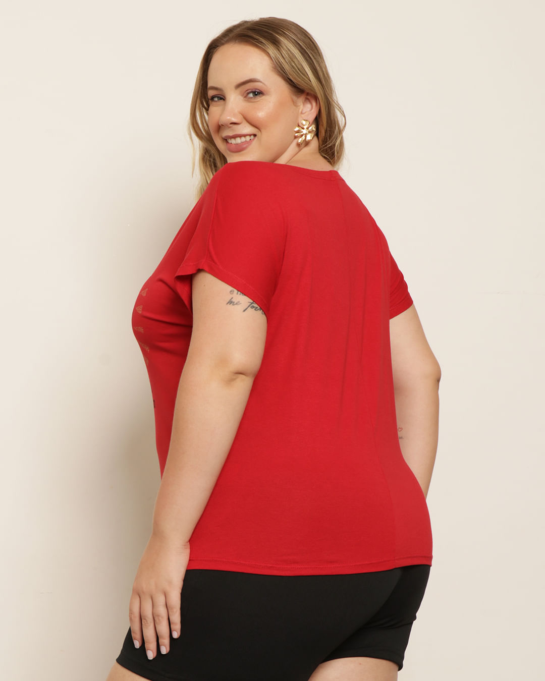 -Blusa-Plus-Size-Feminina-Manga-Japonesa-Estampa-Felicidade-Vermelha