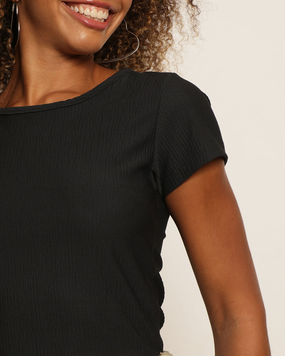 Blusa-Feminina-Cropped-Texturizada-Preta