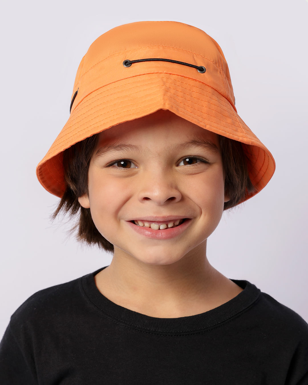 Chapeu-Infantil-Bucket-Hat-Com-Elastico-Laranja