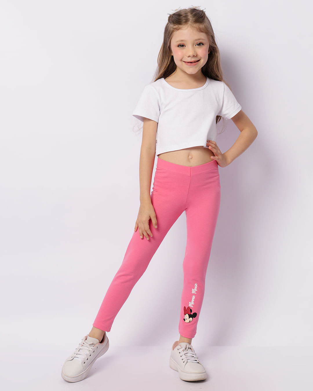 Calca-Legging-Infantil-Minnie-Mouse-Rosa