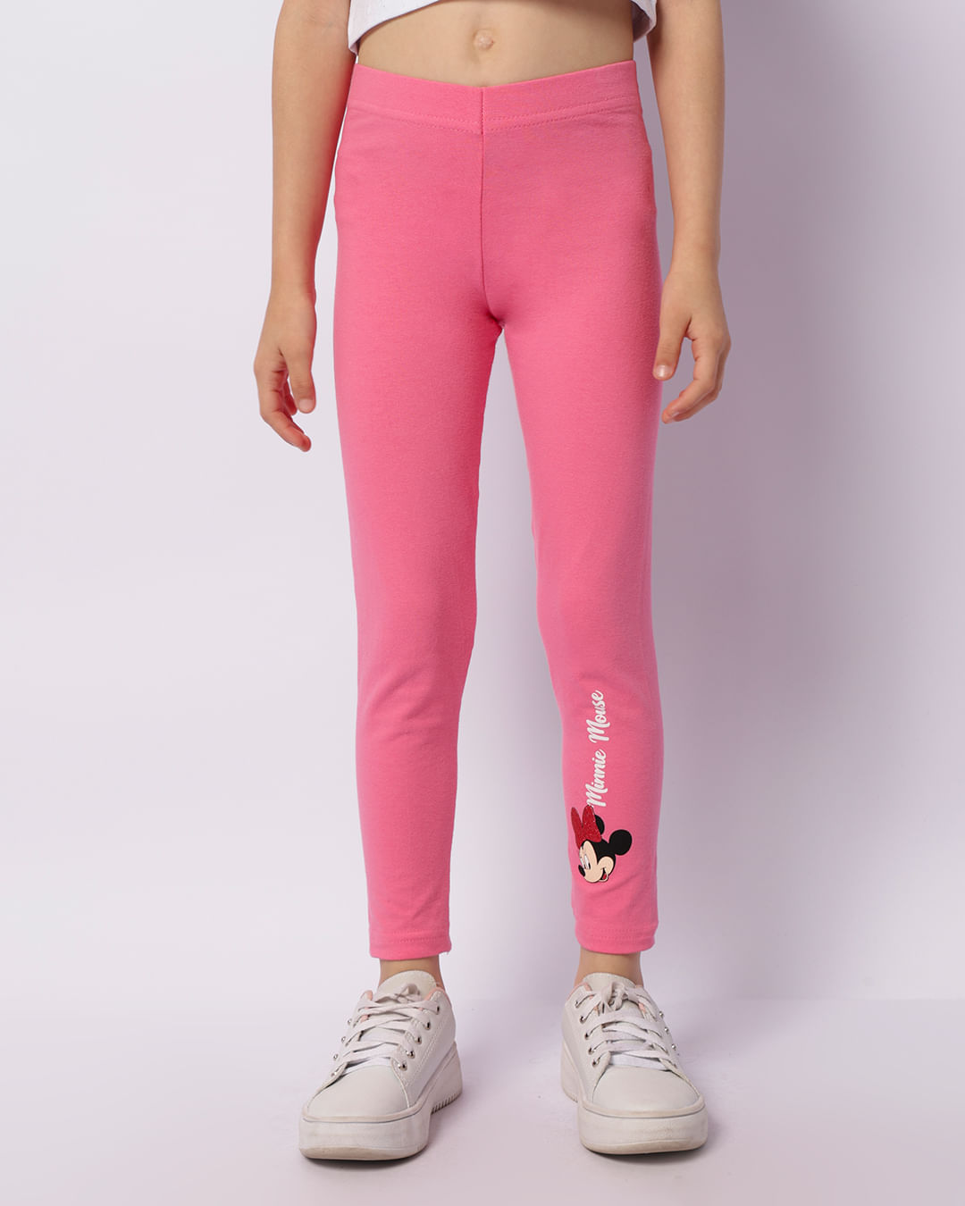 Calca-Legging-Infantil-Minnie-Mouse-Rosa