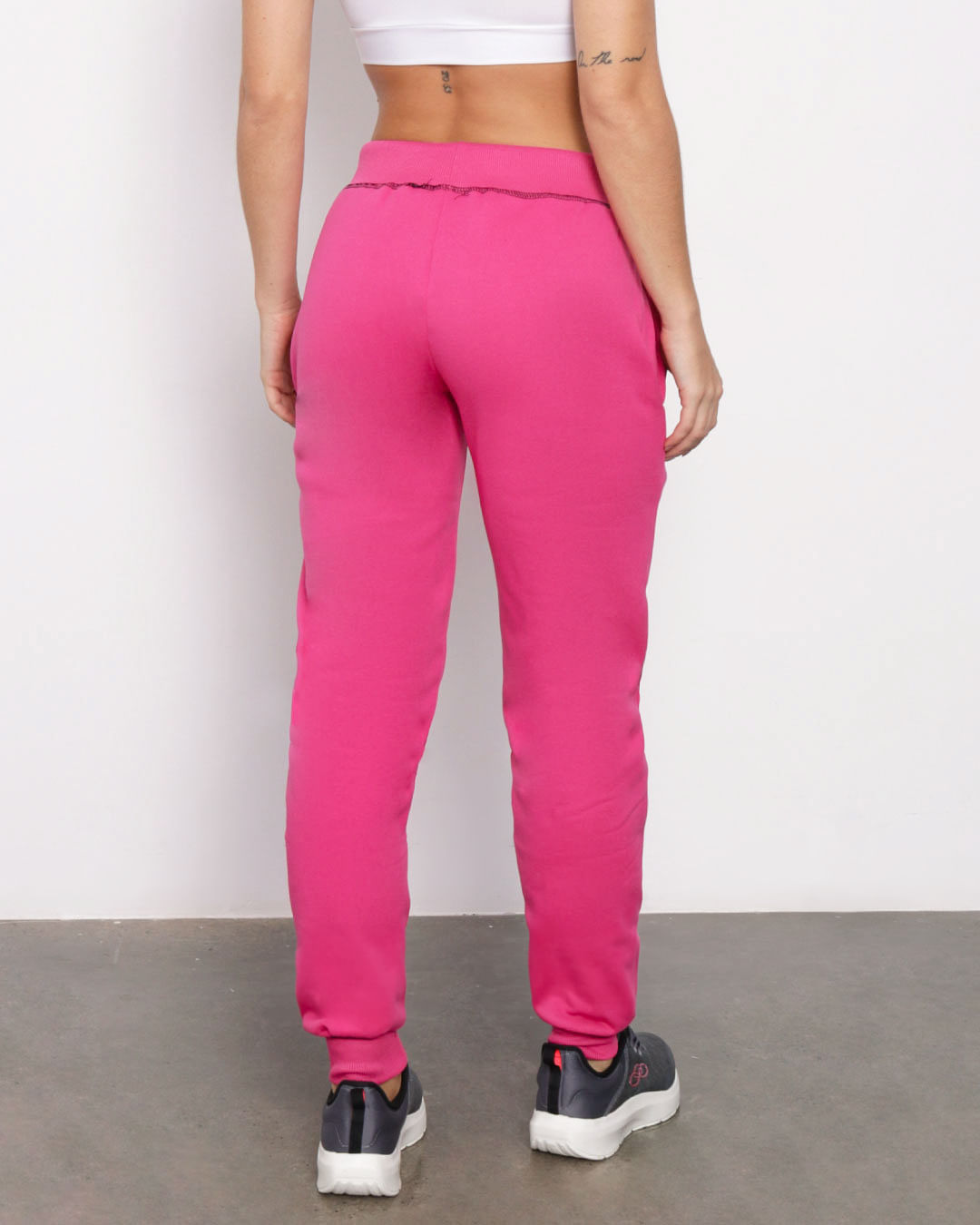 Calca-Moletom-Feminina-Fitness-Fitter-Jogger-Rosa