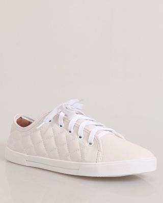 Tenis-Feminino-Casual-Matelasse-Com-Cadarco-Branco