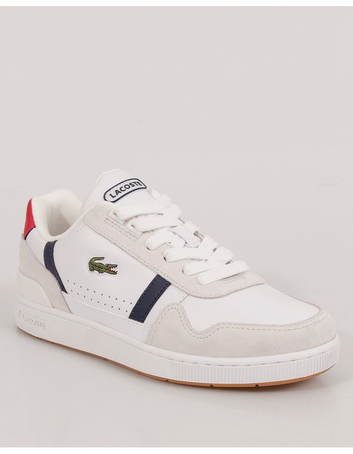 Tenis-Feminino-TClip-Lacoste-em-Couro-Branco