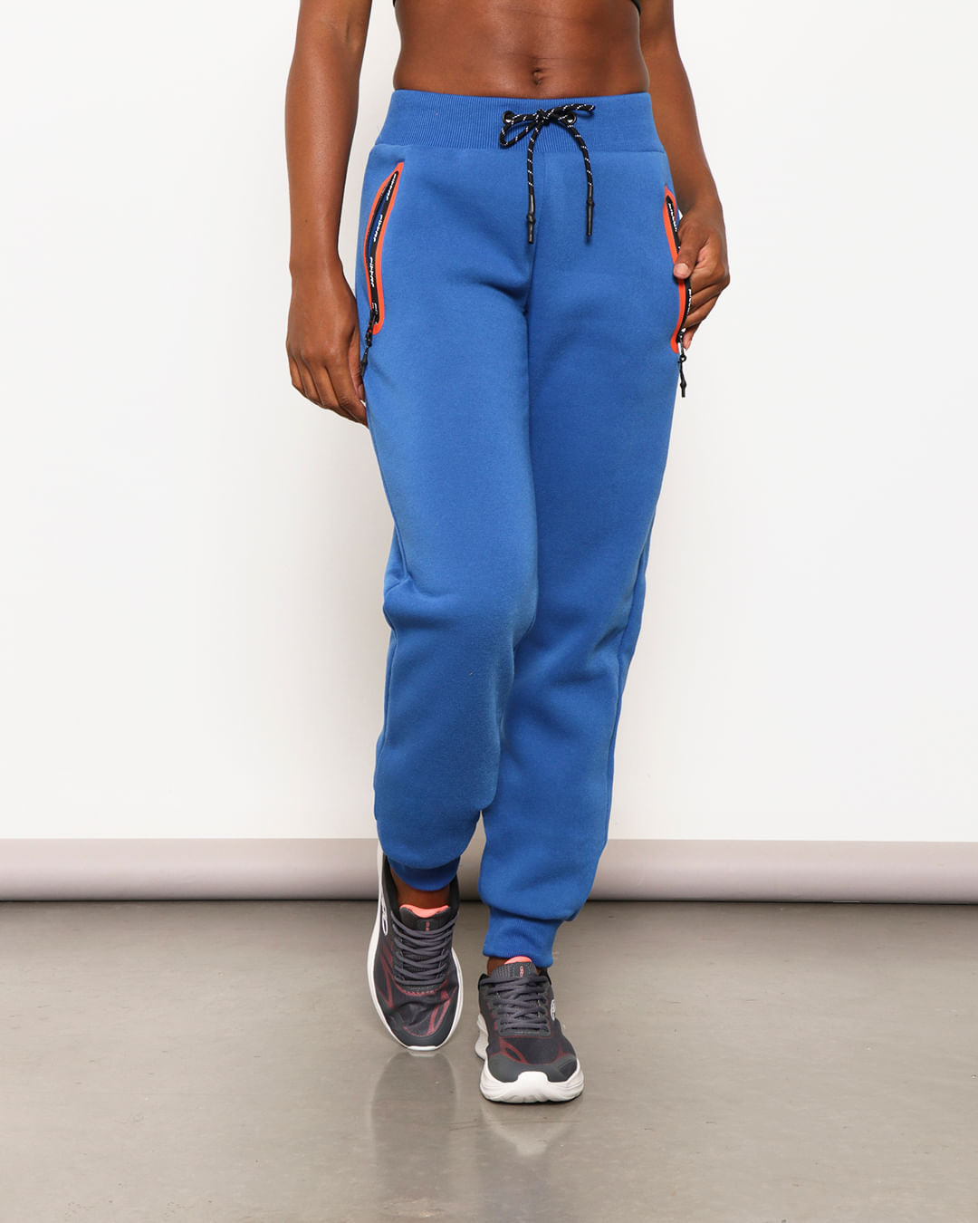 Calca-Moletom-Feminina-Fitness-Jogger-Fitter-Azul