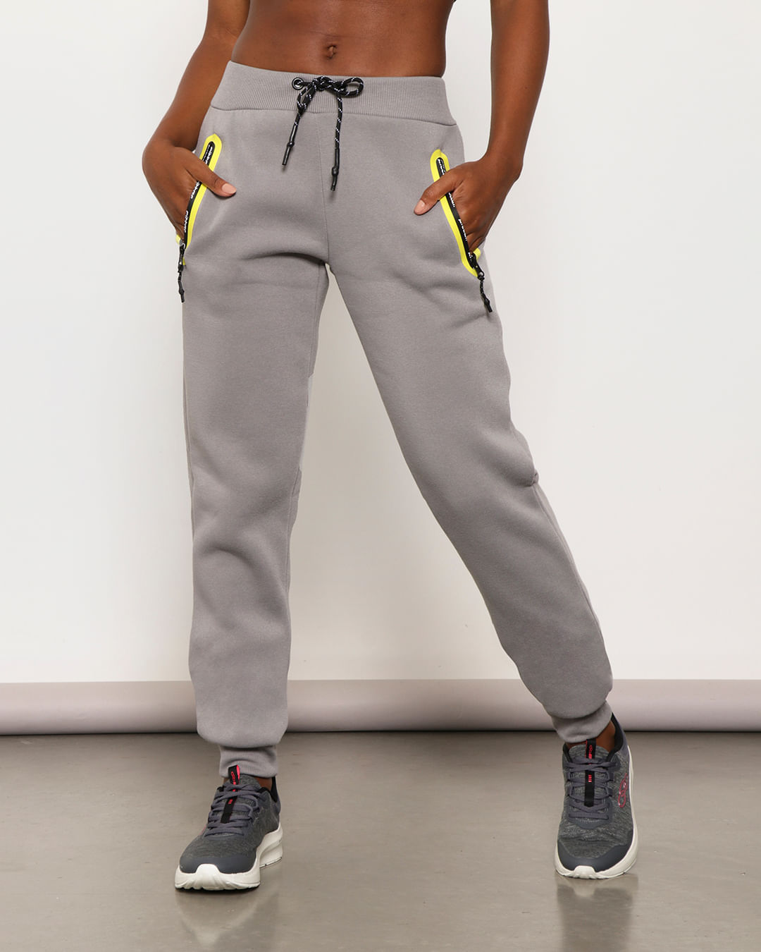 Calca-Moletom-Feminina-Fitness-Jogger-Fitter-Cinza