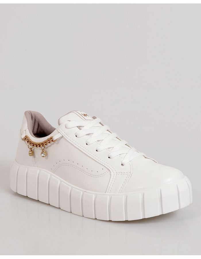 Tenis-Feminino-Flatform-Via-Marte-Corrente-Strass-Branco