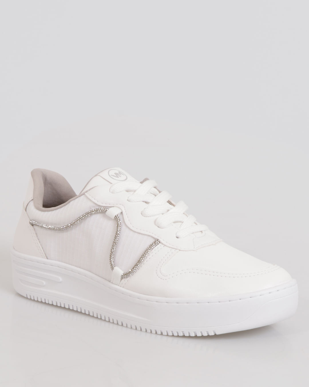 Tenis-Feminino-Flatform-Via-Marte-Strass-Branco