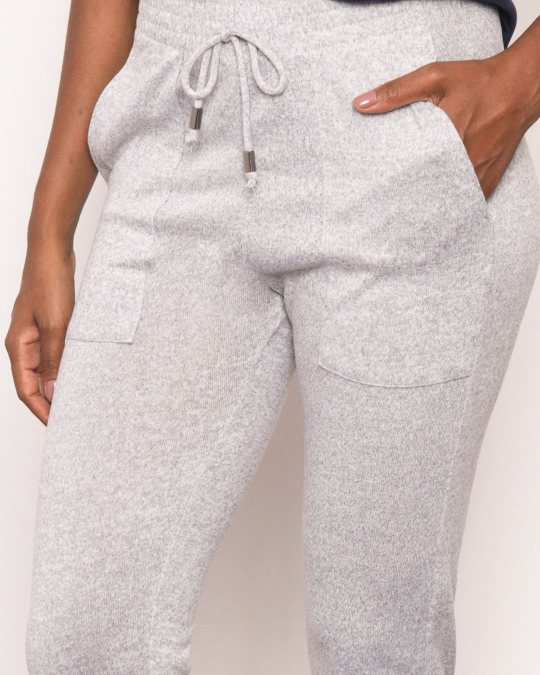 Calca-Feminina-Trico-Jogger-Cinza