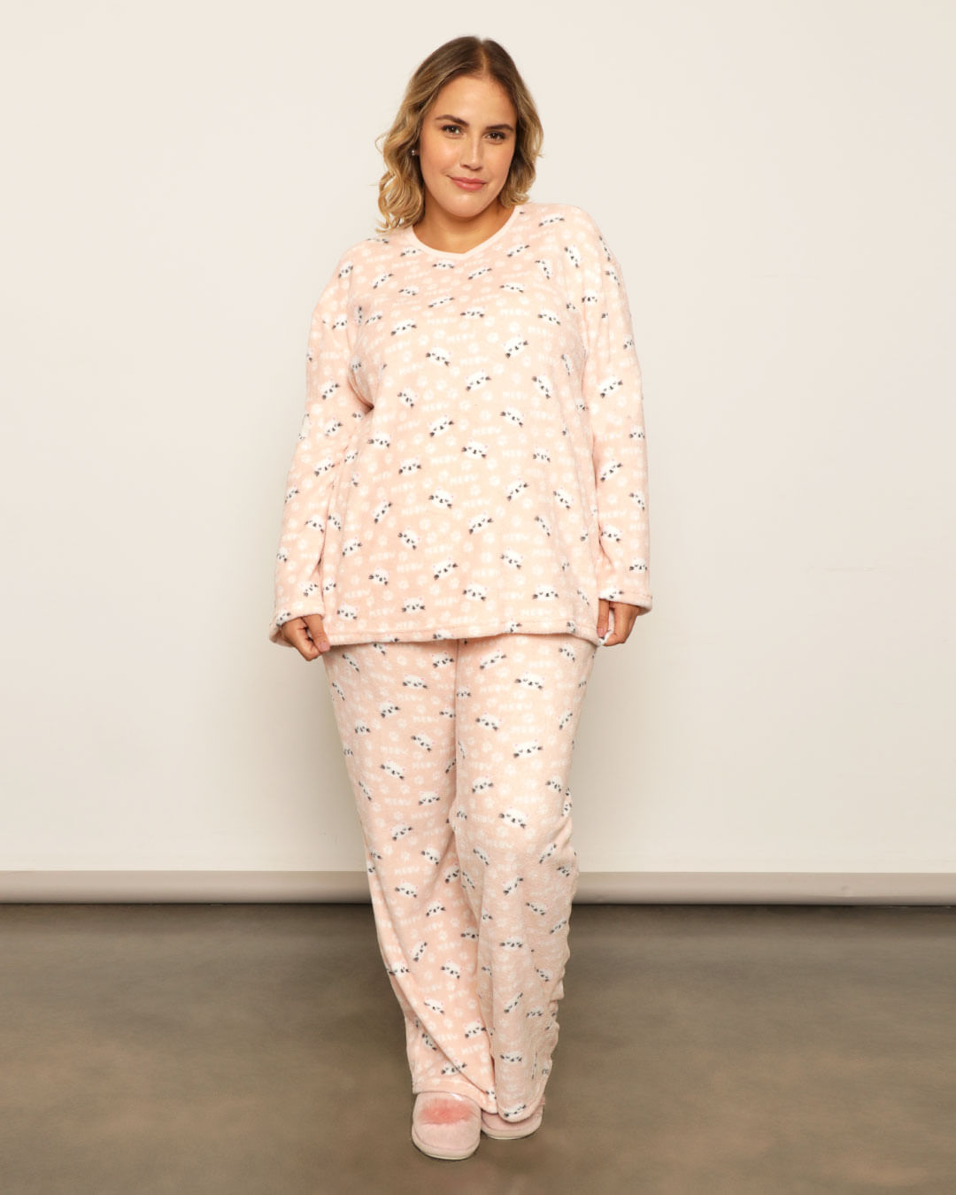 Pijama-Tg-Soft-Gatos---Rosa-Claro