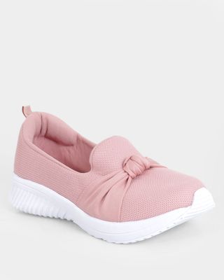 Tenis-Feminino-Esporte-Slip-On-Nozinho-Confort-Fitter-Rosa