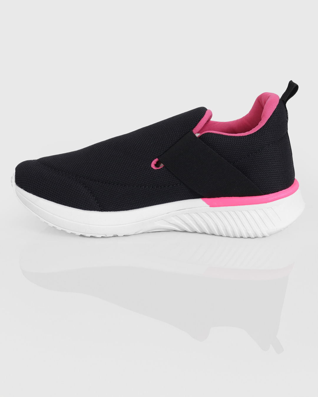 Tenis-Feminino-Esportivo-Texturizado-Pink-Preto