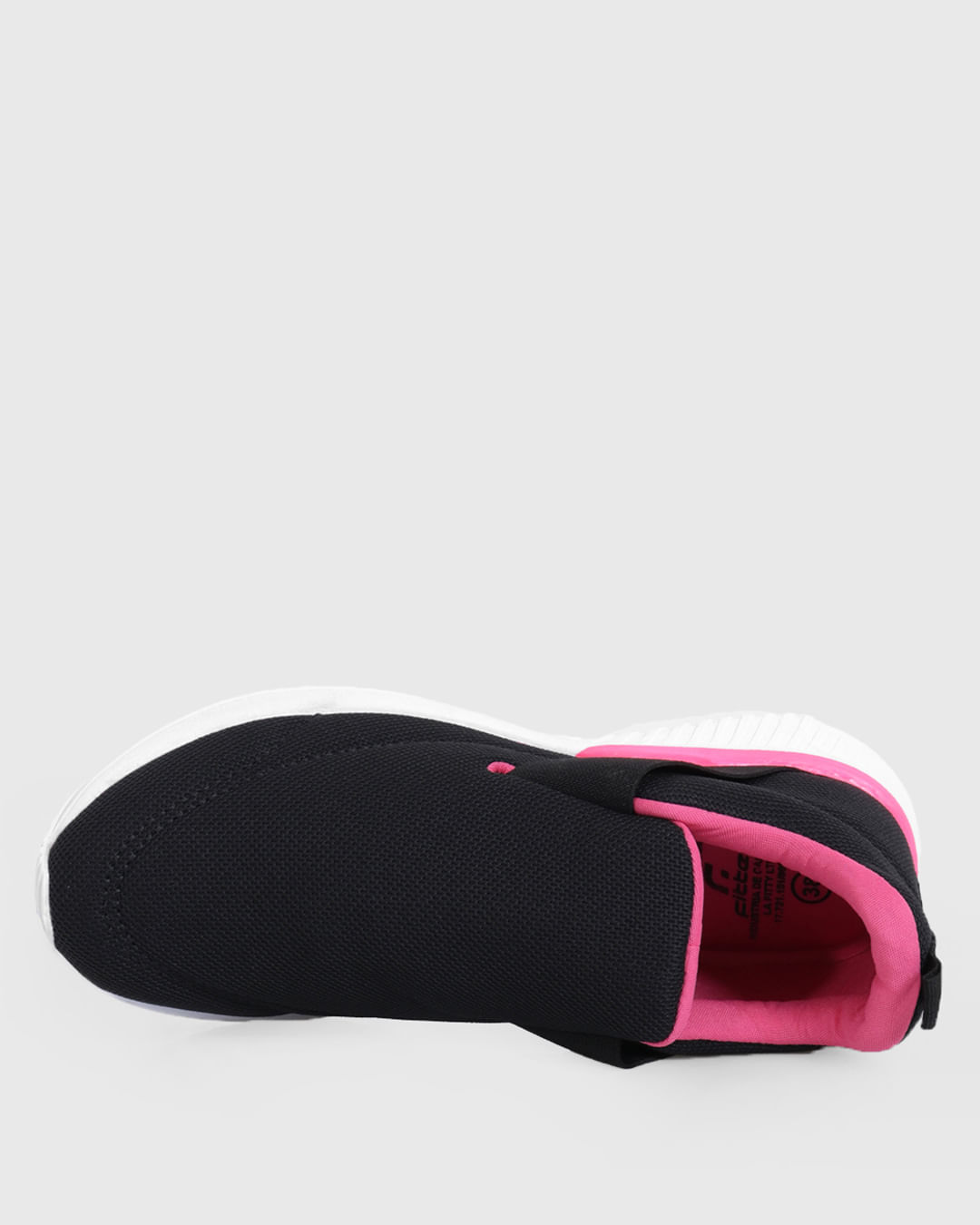 Tenis-Feminino-Esportivo-Texturizado-Pink-Preto