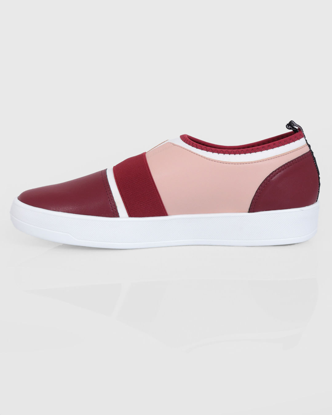 Tenis-Slip-On-Feminino-Vermelho-Escuro