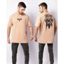 Camiseta Masculina Marvel Venom Manga Curta Bege