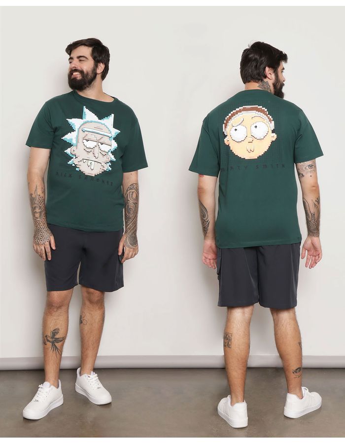 Camiseta-Rmorty-Vdechbo-Ftects-Plus---Verde-Escuro