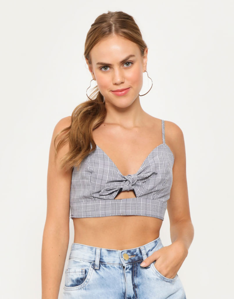 Top-Cropped-Feminino-Alcinha-Com-Nozinho-Xadrez