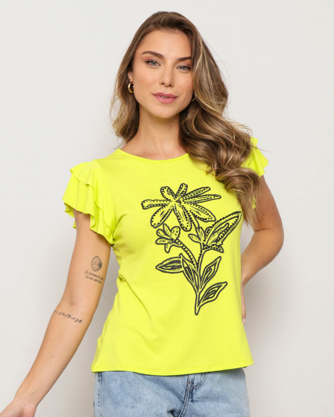 Blusa-Vs200-Manga-Babados---Verde-Neon