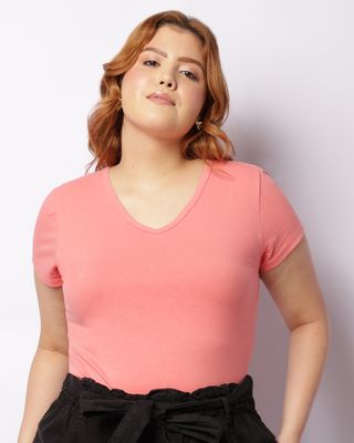 Blusa-4334-Plus-Mc-Gola-V-Coral---Rosa-Medio