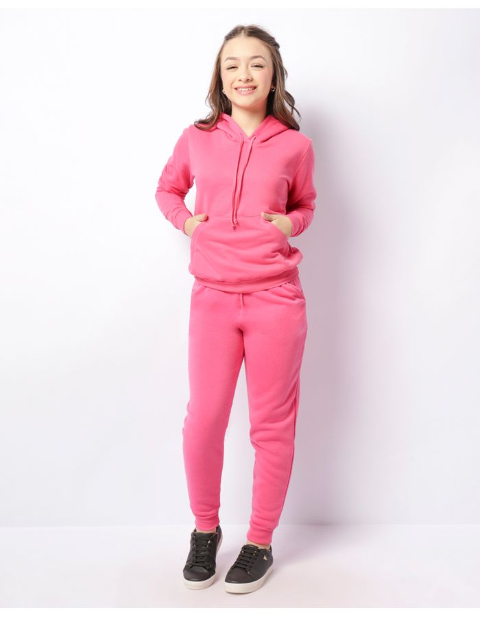 Calca-Moletom-Juvenil-Jogger-Peluciada-Rosa