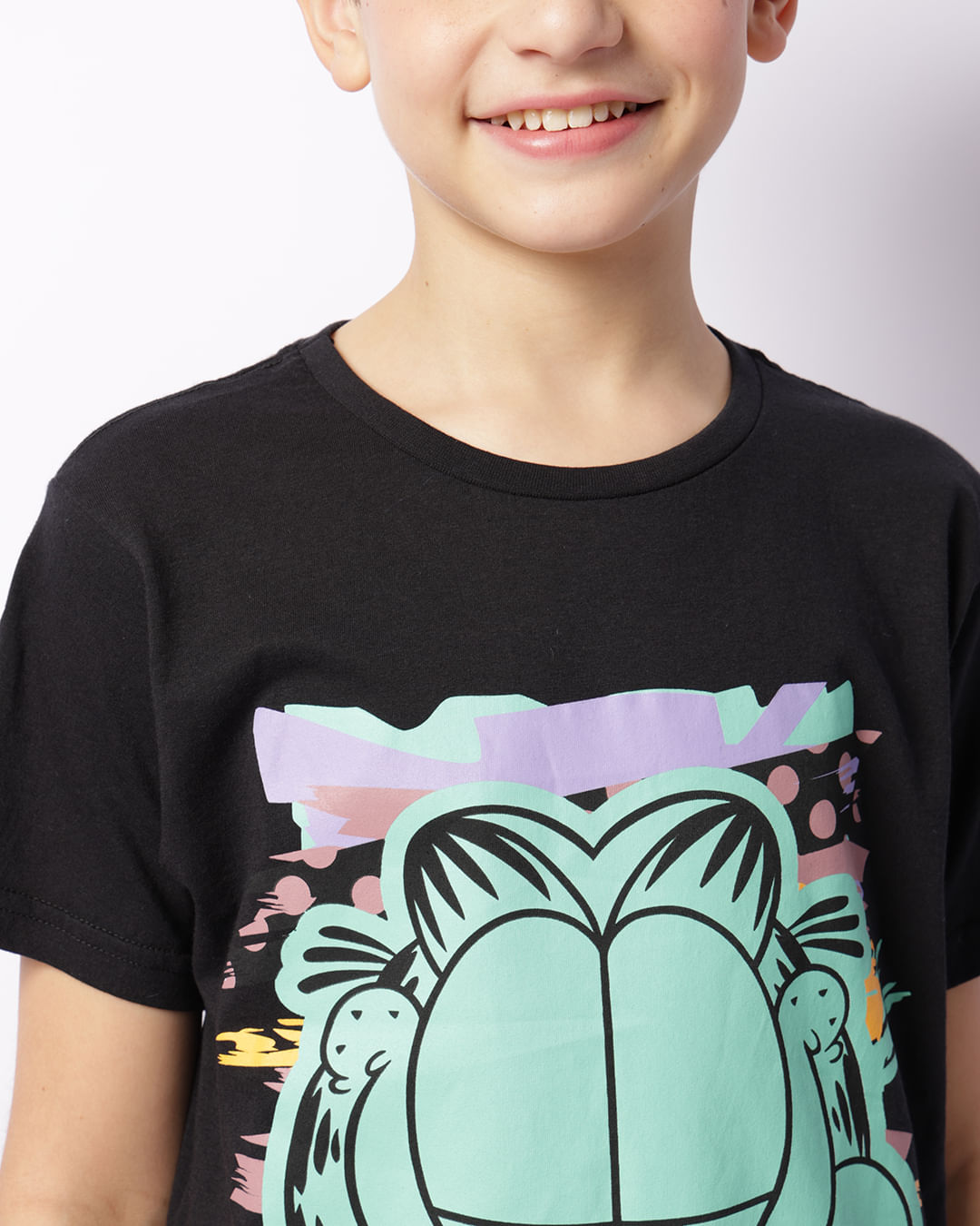 Camiseta-Ch34977-Mc-M-1016-Garfield---Preto