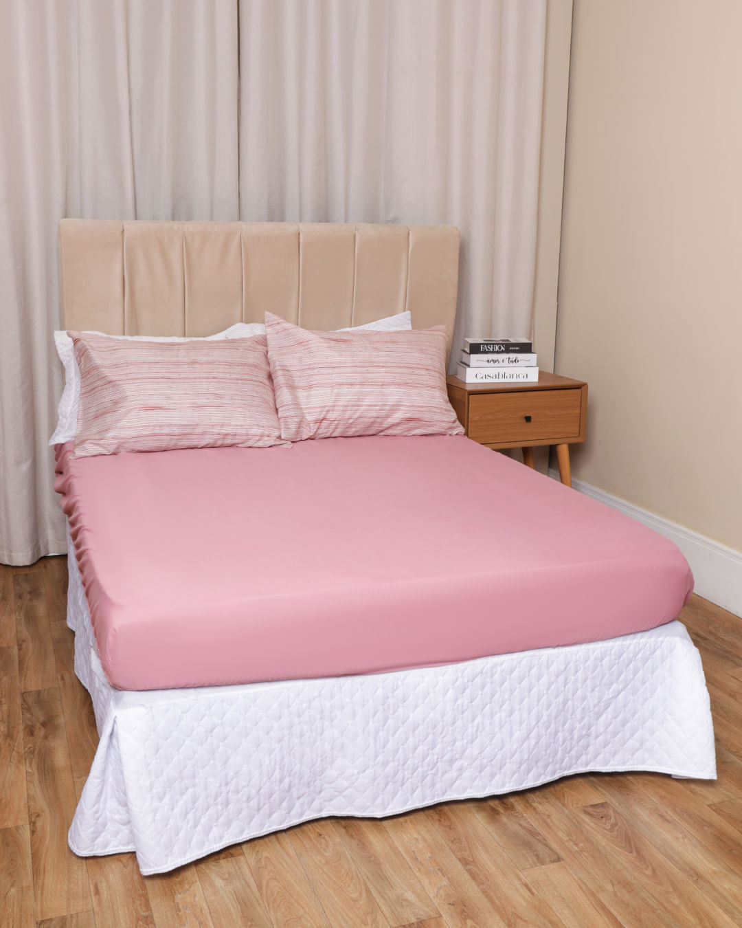 Jg-De-Cama-Casal-3-Pcs-Etnico---Rosa-Claro