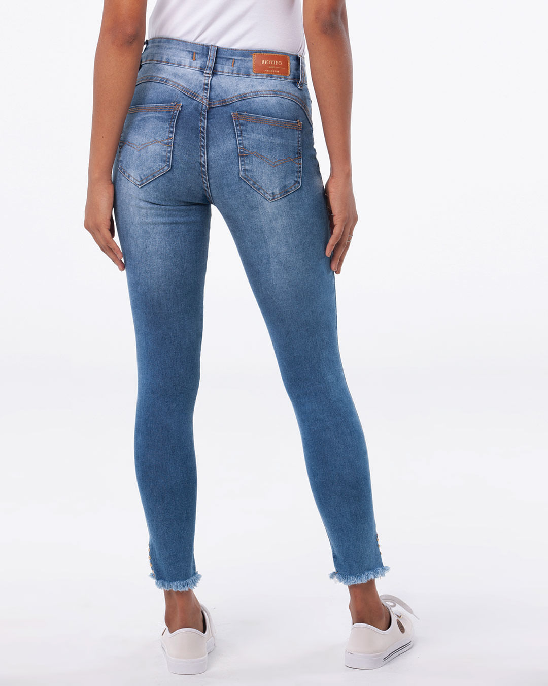 Calca-Jeans-Feminina-Cigarrete-Estonada-Biotipo-Azul