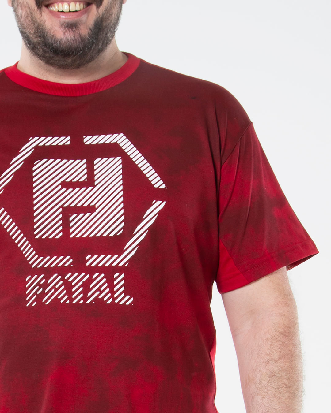 Camiseta-Masculina-Plus-Size-Tie-Dye-Fatal-Vermelha