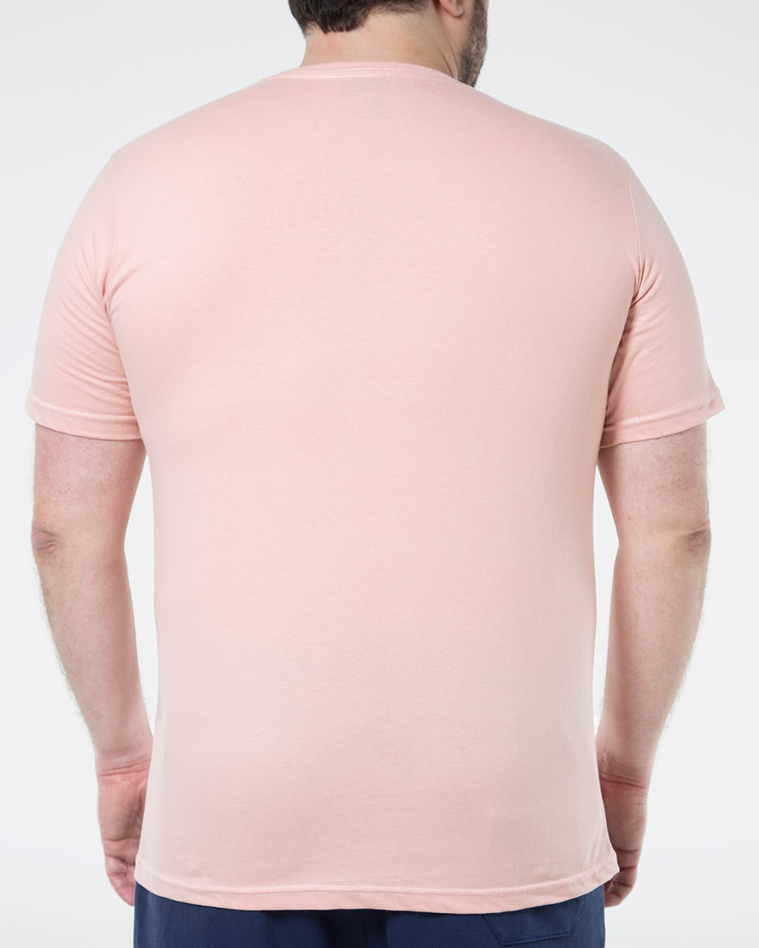 Camiseta-Masculina-Plus-Size-Basica-Rosa-Claro