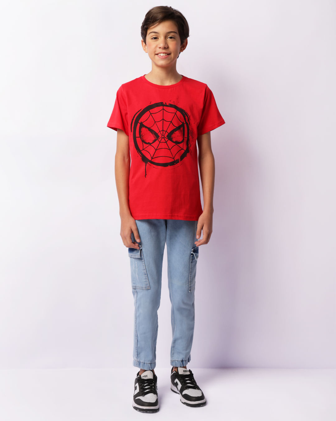 Camiseta-Ch34981-Mc-M-1016--Homem-Aran---Vermelho-Claro