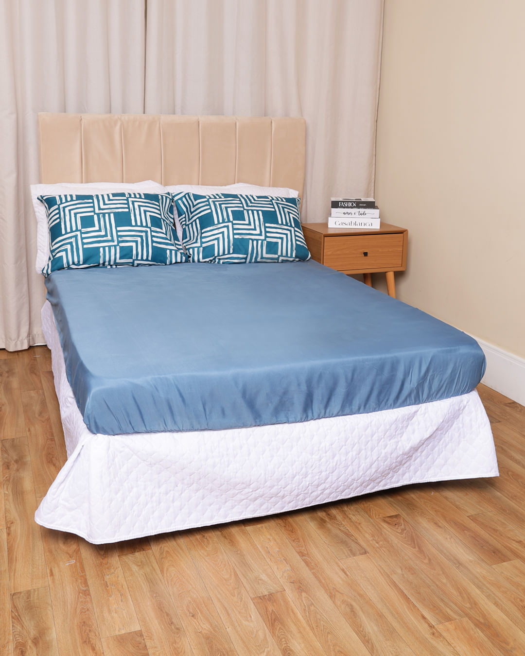 Jg-De-Cama-Casal-3-Pcs-Etnico---Azul-Outros