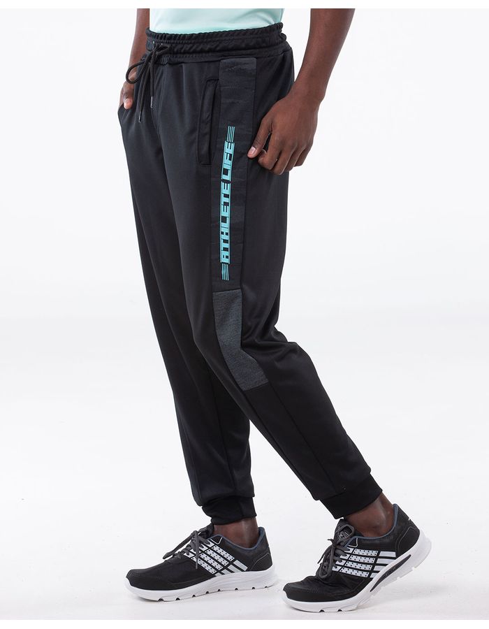 Calca-Masculina-Jogger-Recortes-Preta