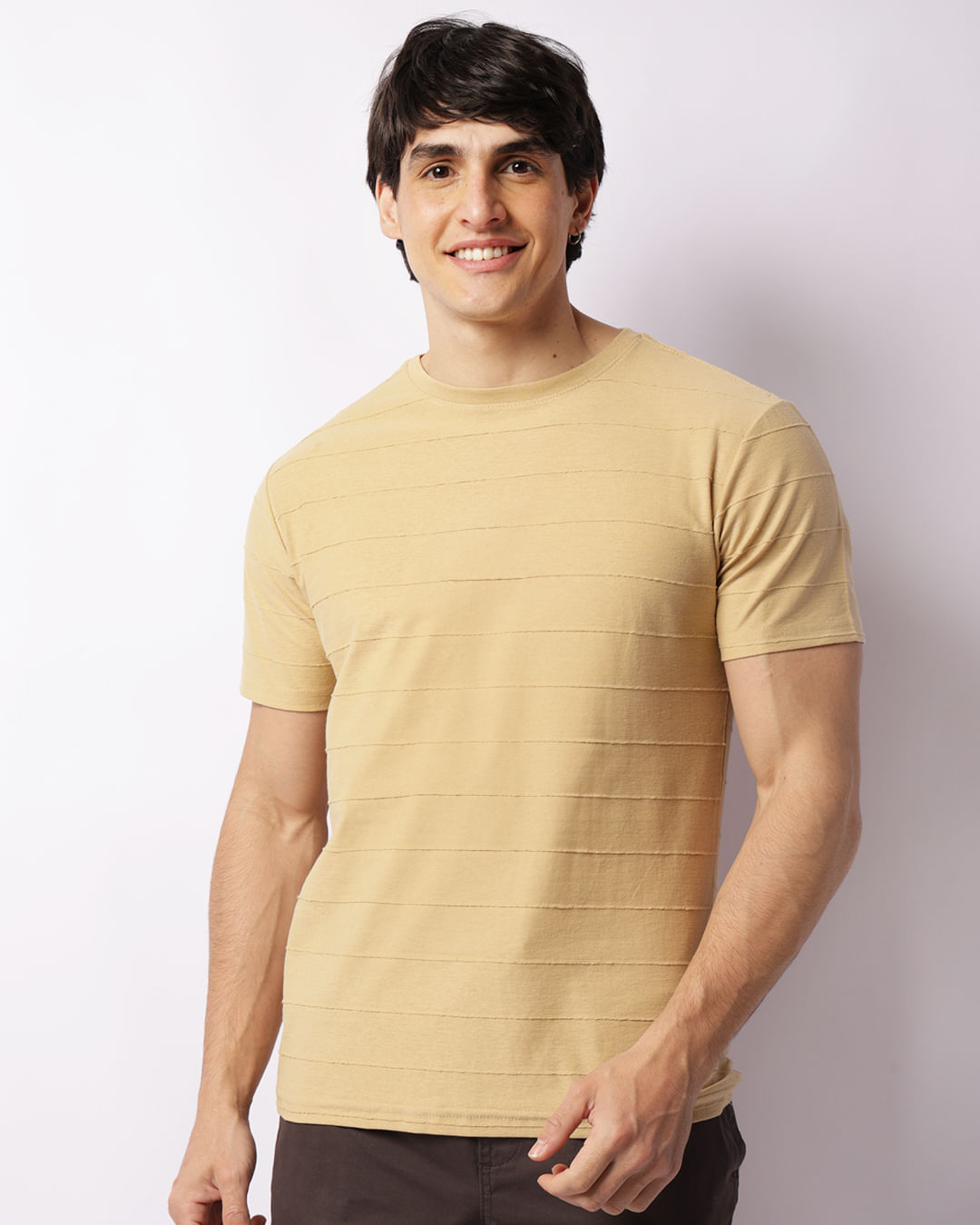 Camiseta-Mc-Basic-Listra-Emc2199-Be---Bege-Escuro