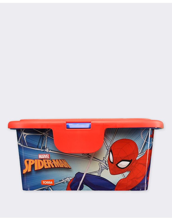 Potinho-A472-Tampa-Fixa-350ml-Spider-Man---Azul