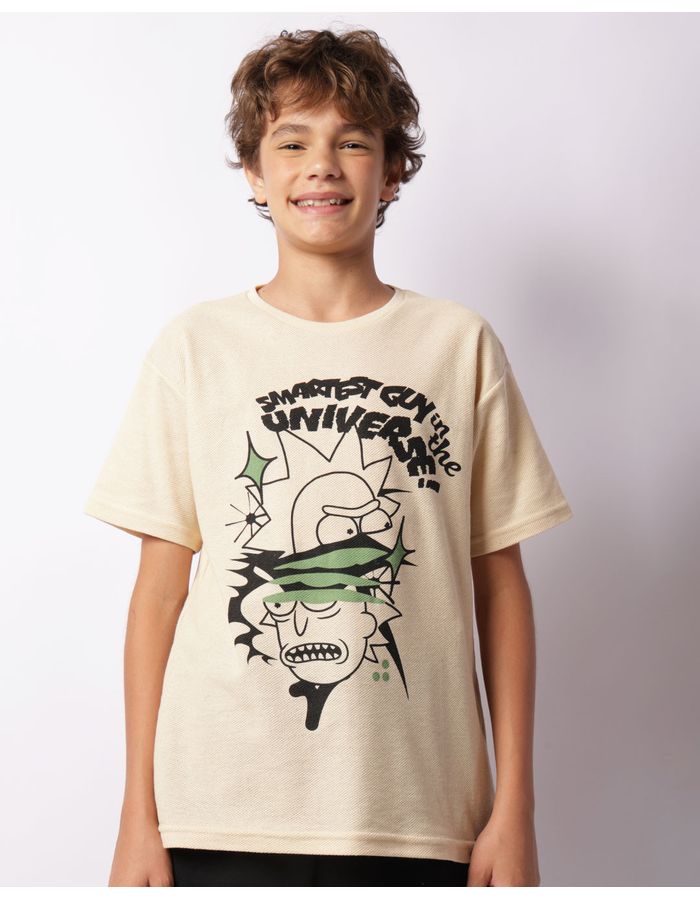 Camiseta-T40720-Mc-M--1016-Rick-E-Mort---Bege-Claro