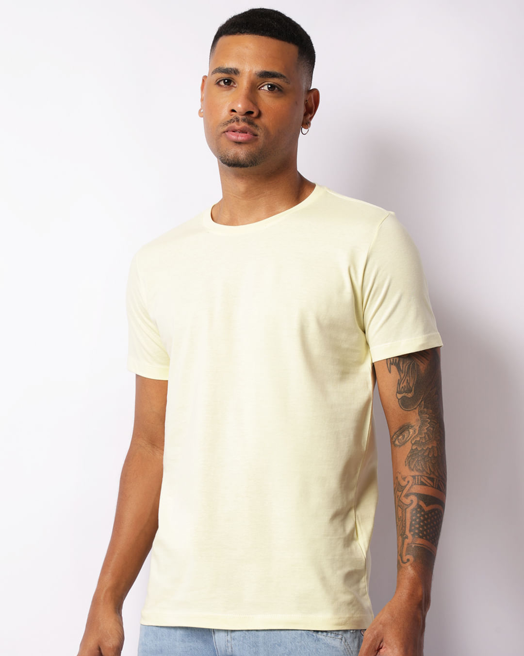 Camiseta-Basic-Gc-Ref-810-Amarelinho---Amarelo