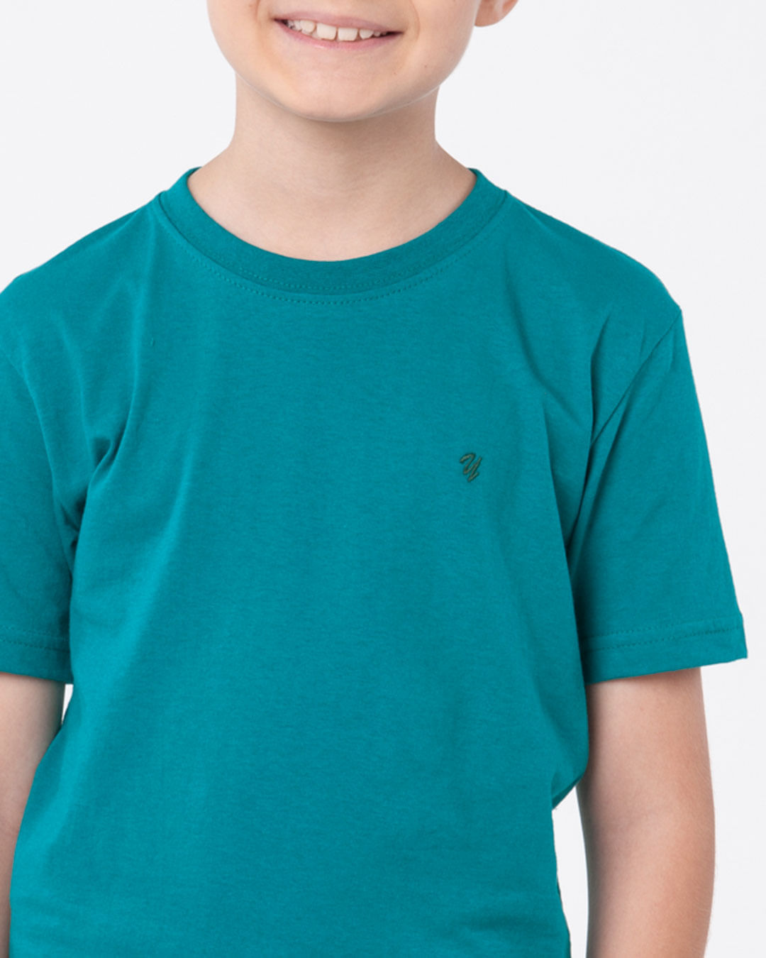 Camiseta-Infantil-Basica-Verde