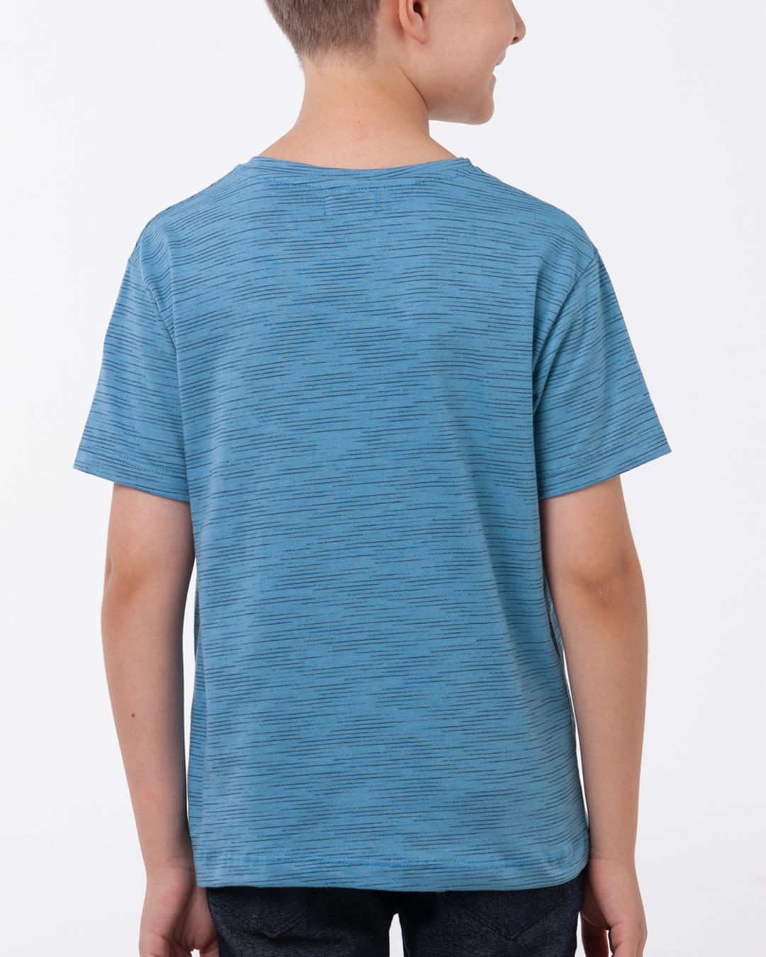 Camiseta-Infantil-Flame-Manga-Curta-Azul