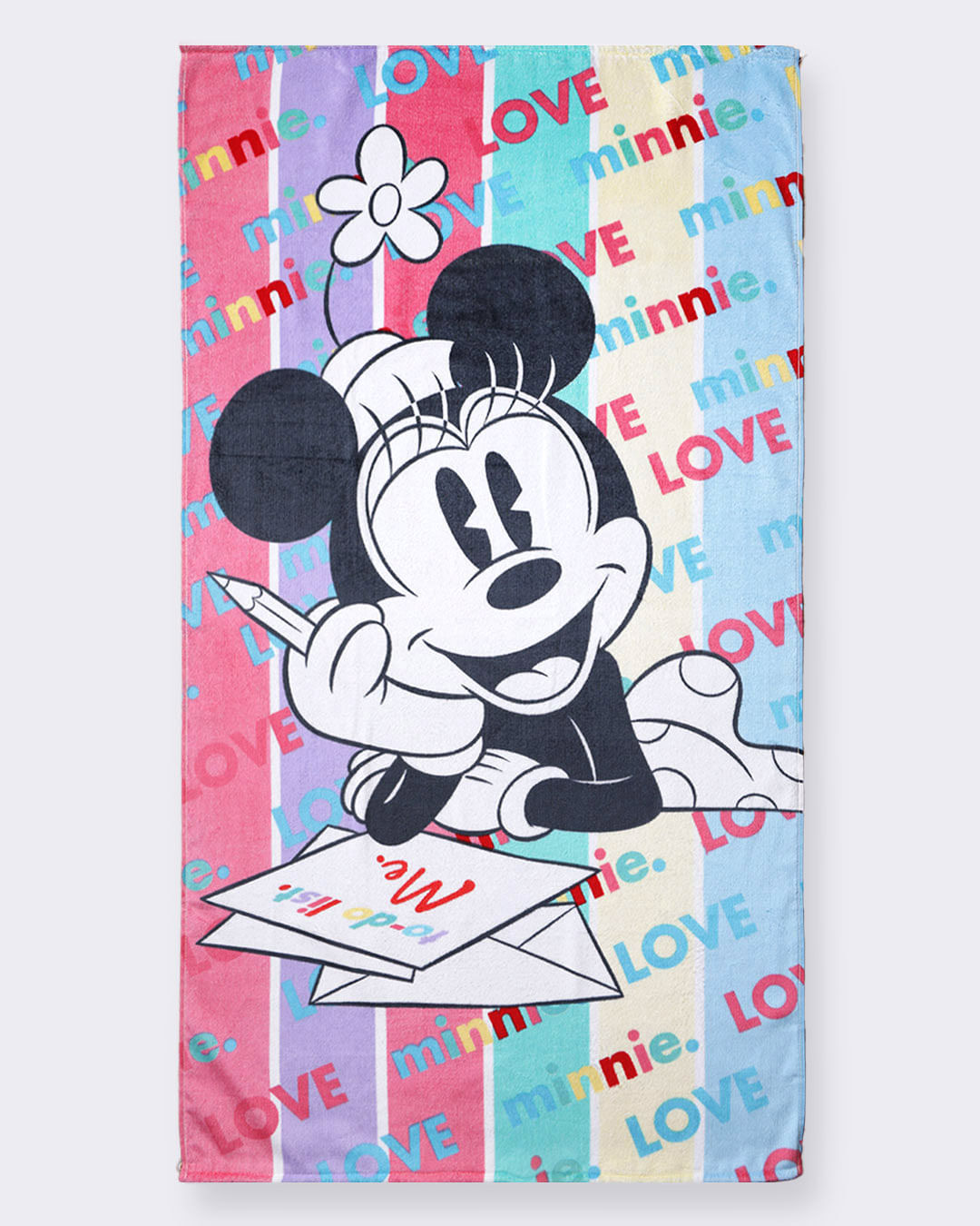 Toalha-Bh-Veludo-70x130-Minnie-Be-Happy---Estampado