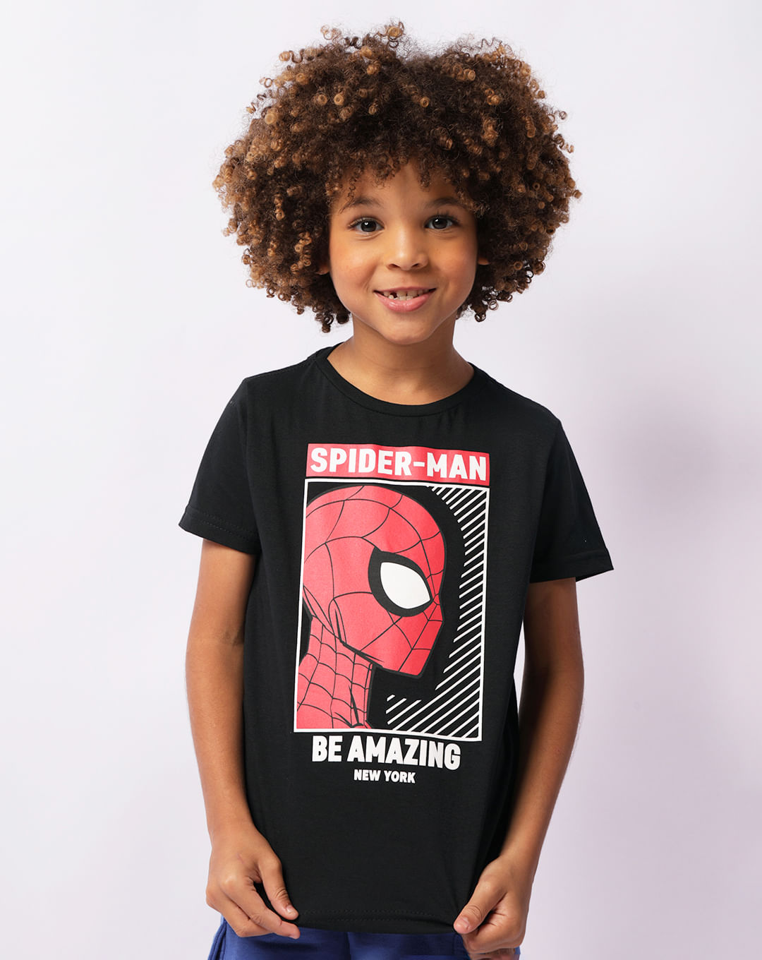 Camiseta-Ecr0732-Mc-M410-Homem-Aranha---Preto